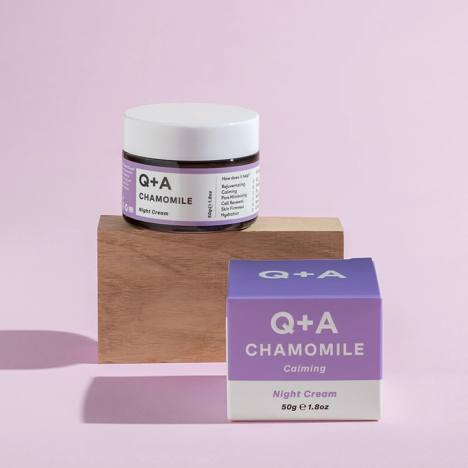 Q+A Chamomile Night Cream 50ml 